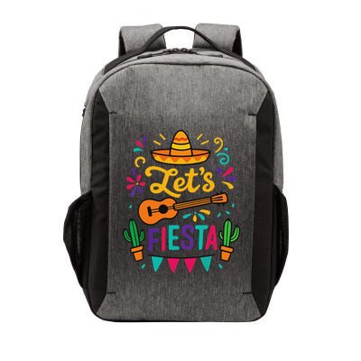 Cinco Mayo Lets Fiesta Girl Mexican Funny Squad Vector Backpack
