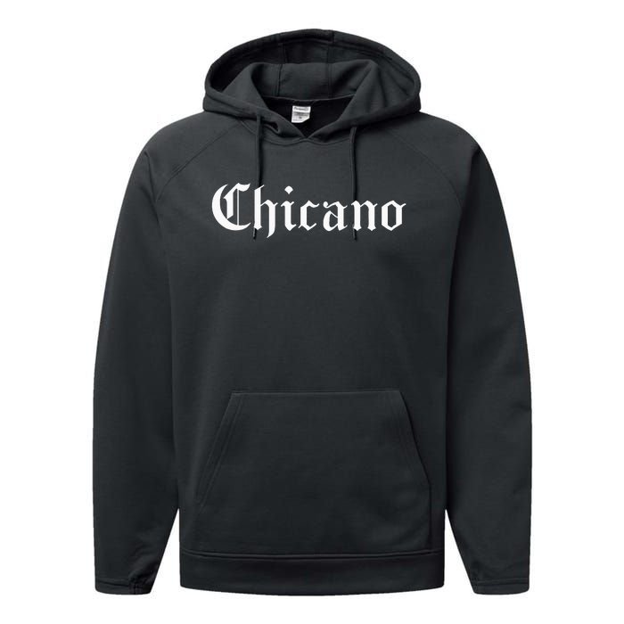 Chicano Mexican Latin Pride Latino Spanish Sayings Espanol Performance Fleece Hoodie