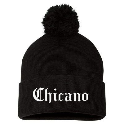 Chicano Mexican Latin Pride Latino Spanish Sayings Espanol Pom Pom 12in Knit Beanie