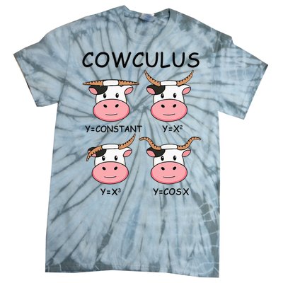 Cowculus Math Lovers Funny Cow Calculus Math Teacher Gift Tie-Dye T-Shirt