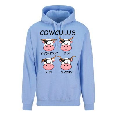 Cowculus Math Lovers Funny Cow Calculus Math Teacher Gift Unisex Surf Hoodie