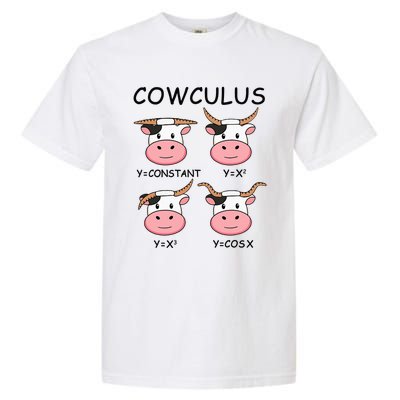 Cowculus Math Lovers Funny Cow Calculus Math Teacher Gift Garment-Dyed Heavyweight T-Shirt