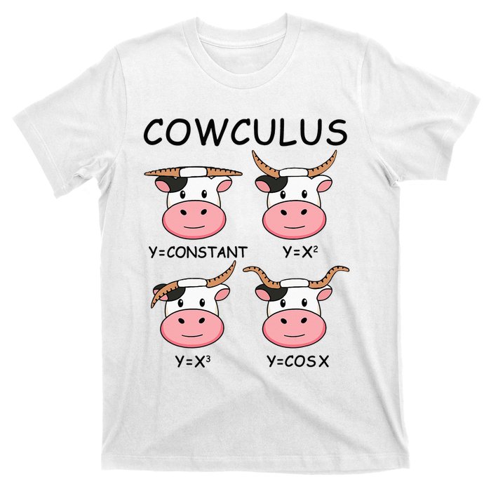 Cowculus Math Lovers Funny Cow Calculus Math Teacher Gift T-Shirt