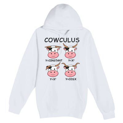 Cowculus Math Lovers Funny Cow Calculus Math Teacher Gift Premium Pullover Hoodie