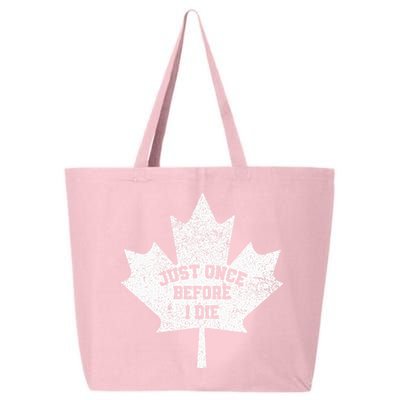 Canada Maple Leaf Vintage Just Once Before I Die Toronto 25L Jumbo Tote