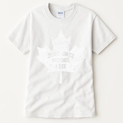 Canada Maple Leaf Vintage Just Once Before I Die Toronto Tall T-Shirt