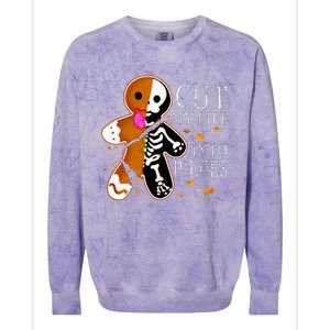 Cut My Life Into Pieces Gingerbread Christmas Colorblast Crewneck Sweatshirt