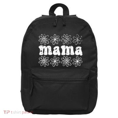 Cute Mama Mothers Day Gift For Mom Floral Mama Pregnancy Announce 16 in Basic Backpack