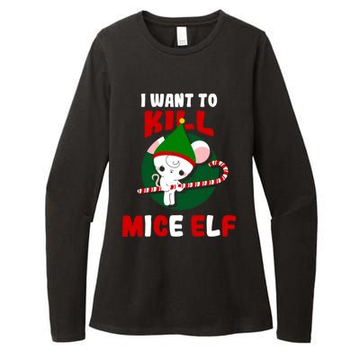 Christmas Mouse Mice Elf Funny Gift Womens CVC Long Sleeve Shirt