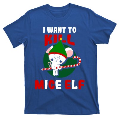 Christmas Mouse Mice Elf Funny Gift T-Shirt