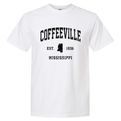 Coffeeville Mississippi Ms Vintage Athletic Garment-Dyed Heavyweight T-Shirt