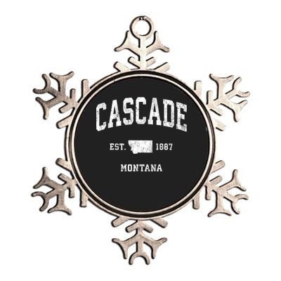 Cascade Montana Mt Vintage Athletic Metallic Star Ornament