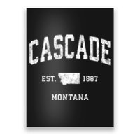 Cascade Montana Mt Vintage Athletic Poster