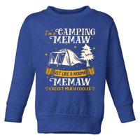 Camping Memaw Much Cooler Gift For Memaw Gift Toddler Sweatshirt