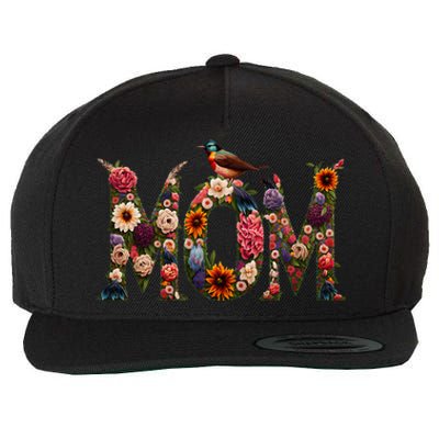 Cute Mom Mother Design Grandma Wife Future Mother Wool Snapback Cap