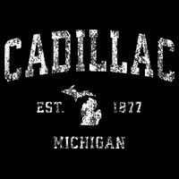 C.A.D.I.L.L.A.C Michigan Mi Vintage Athletic Sports Design Tank Top