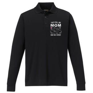 Call Me Mom Partner In Crime Sounds Like A Bad Influence Performance Long Sleeve Polo