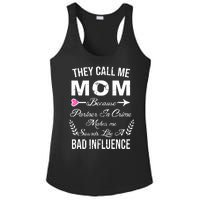 Call Me Mom Partner In Crime Sounds Like A Bad Influence Ladies PosiCharge Competitor Racerback Tank