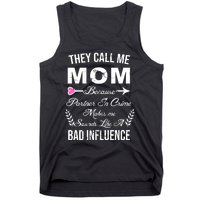 Call Me Mom Partner In Crime Sounds Like A Bad Influence Tank Top