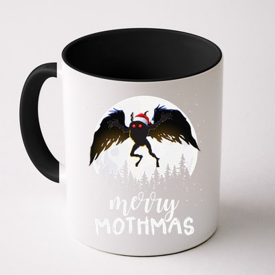 Christmas Mothman Merry Mothmas Creepy Folklore Cryptid Xmas Mug