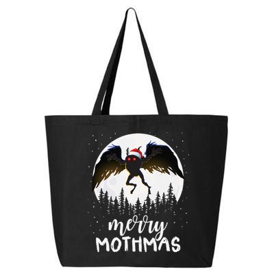 Christmas Mothman Merry Mothmas Creepy Folklore Cryptid Xmas 25L Jumbo Tote
