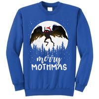 Christmas Mothman Merry Mothmas Creepy Folklore Cryptid Xmas Sweatshirt