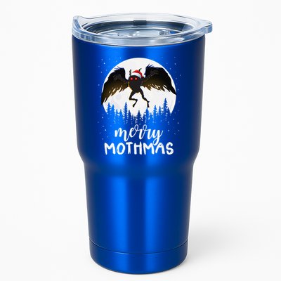Christmas Mothman Merry Mothmas Creepy Folklore Cryptid Xmas Tumbler