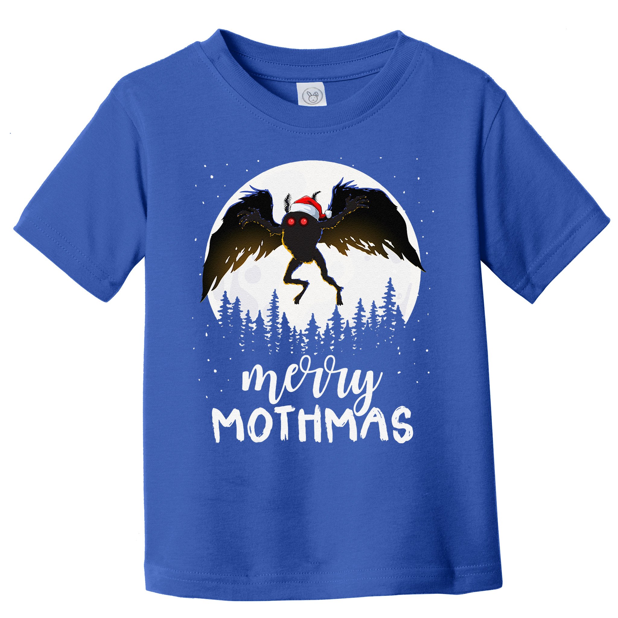 Christmas Mothman Merry Mothmas Creepy Folklore Cryptid Xmas Toddler T-Shirt