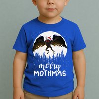 Christmas Mothman Merry Mothmas Creepy Folklore Cryptid Xmas Toddler T-Shirt