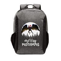 Christmas Mothman Merry Mothmas Creepy Folklore Cryptid Xmas Vector Backpack
