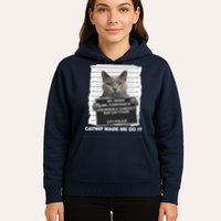Catnip Made Me Do It Funny Cat Tee Hoodie