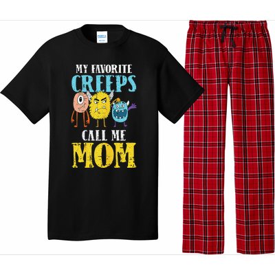 Calls Me Mom Lazy Halloween Costume Funny Creeps Monsters Pajama Set