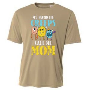 Calls Me Mom Lazy Halloween Costume Funny Creeps Monsters Cooling Performance Crew T-Shirt