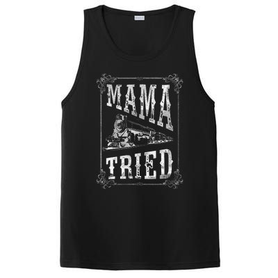 Country Music Mama Tried Redneck Outlaw Western PosiCharge Competitor Tank