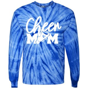 Cheer Mom Mother Cute Megaphone Funny Gift Tie-Dye Long Sleeve Shirt