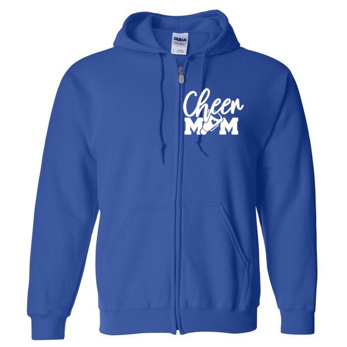 Cheer Mom Mother Cute Megaphone Funny Gift Full Zip Hoodie