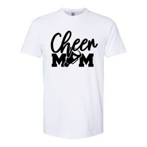 Cheer Mom Mother Cute Megaphone Funny Gift Softstyle CVC T-Shirt