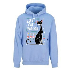 Cool Midcentury Modern Retro Kitty Cat Parlor Design Gift Unisex Surf Hoodie