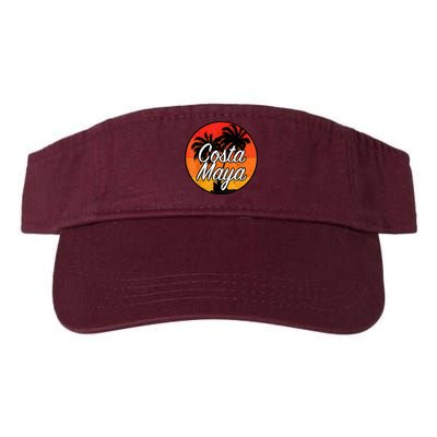 Costa Maya Mexico Vacation Cruise Vintage Sunset Souvenir Visor