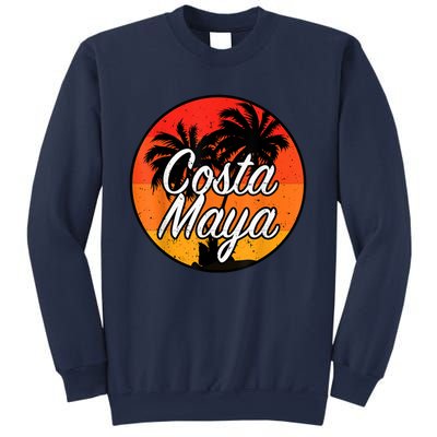 Costa Maya Mexico Vacation Cruise Vintage Sunset Souvenir Sweatshirt