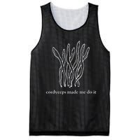 Cordyceps Made Me Do It Mushrooms Mesh Reversible Basketball Jersey Tank