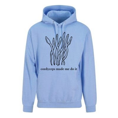 Cordyceps Made Me Do It Mushrooms Unisex Surf Hoodie