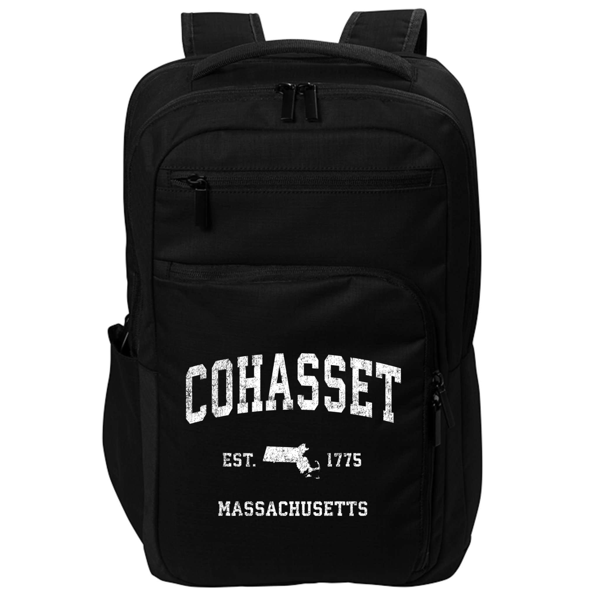 Cohasset Massachusetts Ma Vintage Established Sports Design Impact Tech Backpack