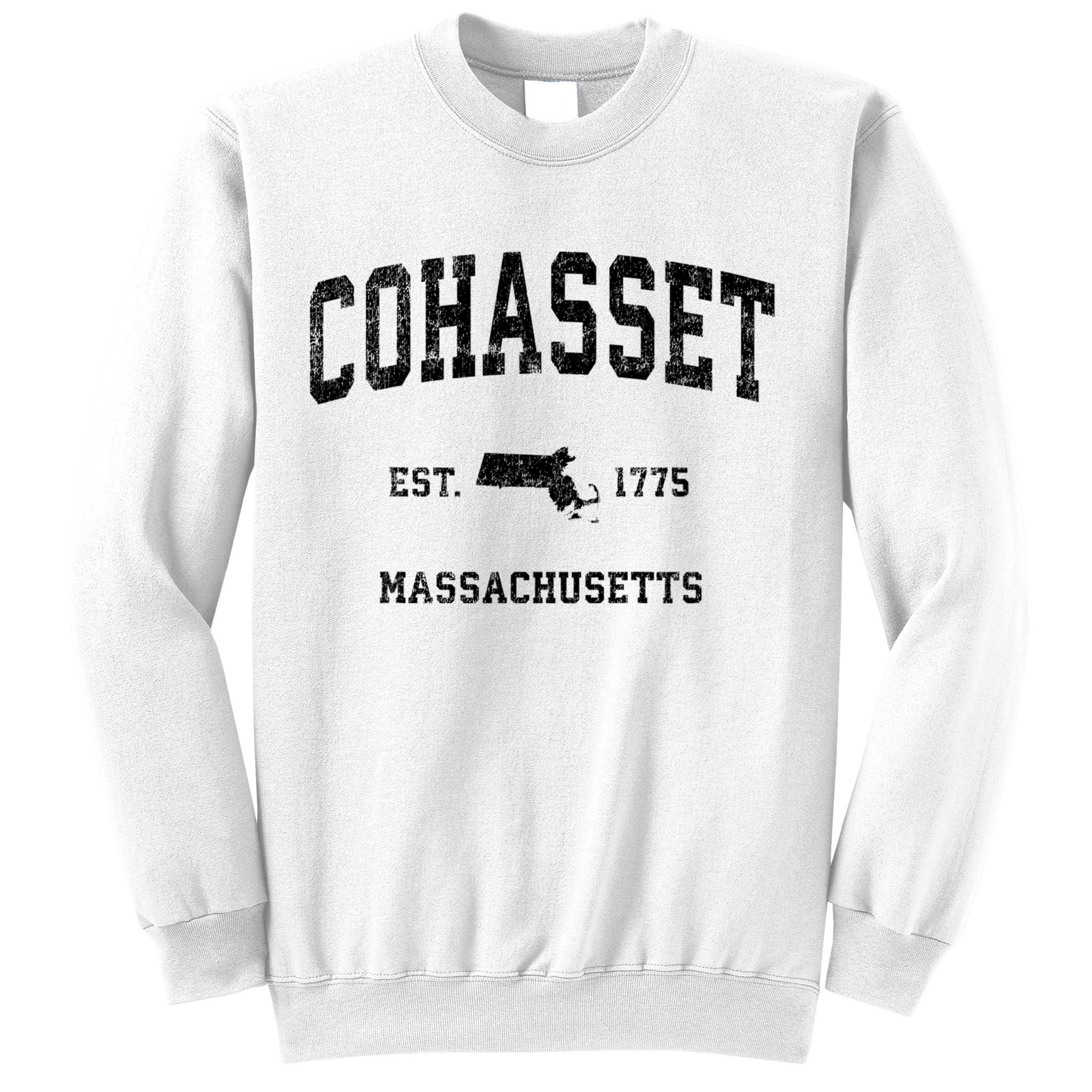 Cohasset Massachusetts Ma Vintage Established Sports Design Sweatshirt