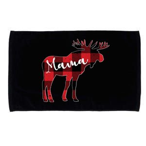 Cute Mama Moose Christmas Gift Family Matching Moose Lover Funny Gift Microfiber Hand Towel