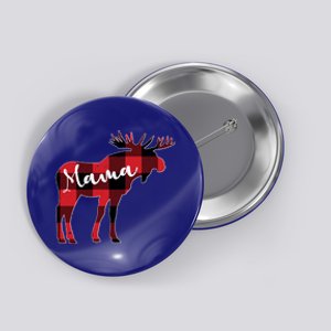 Cute Mama Moose Christmas Gift Family Matching Moose Lover Funny Gift Button