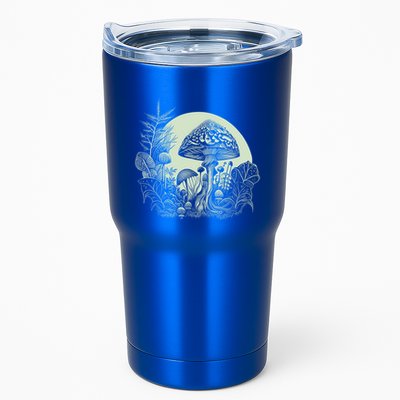 Cottagecore Moon Mushrooms Plants And Trees Gift Tumbler