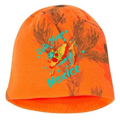 Costa Maya Mexico Turtle Sea Tropical Souvenir Travel Kati - Camo Knit Beanie