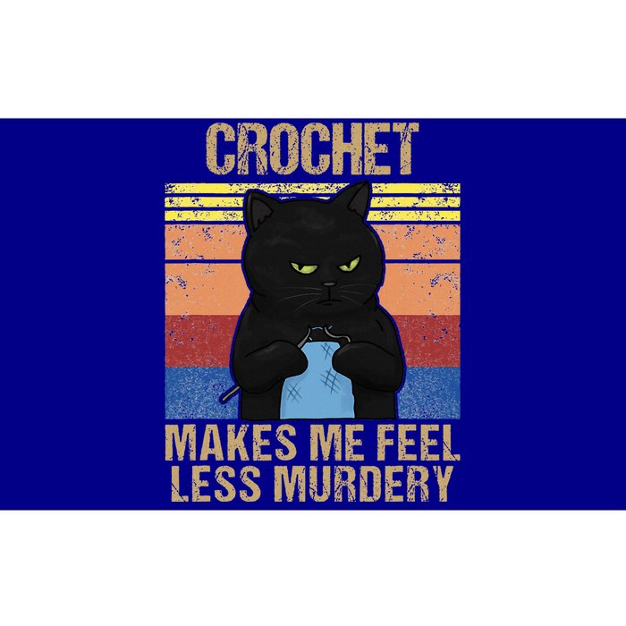 Crochet Mom Makes Me Feel Less Murdery Vintage Bumper Sticker