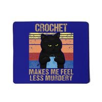 Crochet Mom Makes Me Feel Less Murdery Vintage Mousepad